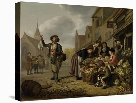 Greengrocers Shop-Jan Victors-Stretched Canvas