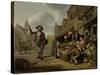 Greengrocers Shop-Jan Victors-Stretched Canvas