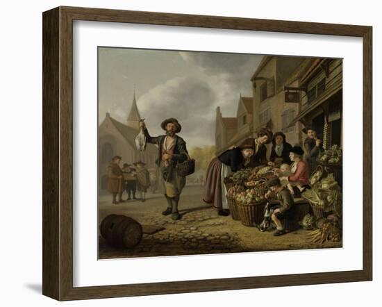 Greengrocers Shop-Jan Victors-Framed Art Print