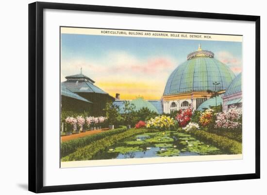 Greenhouse, Belle Isle, Detroit, Michigan-null-Framed Art Print