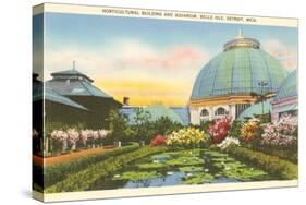 Greenhouse, Belle Isle, Detroit, Michigan-null-Stretched Canvas
