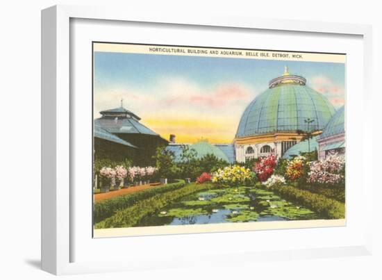 Greenhouse, Belle Isle, Detroit, Michigan-null-Framed Art Print