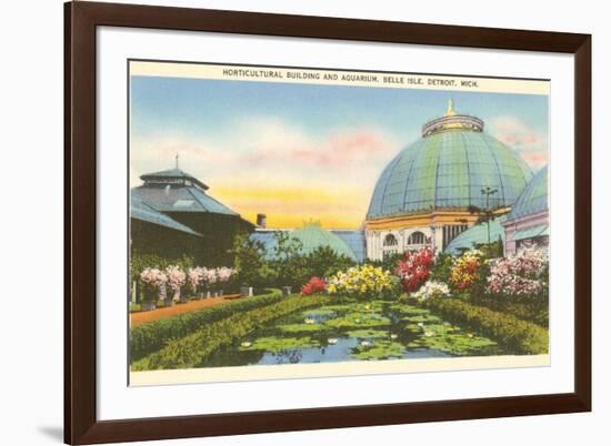 Greenhouse, Belle Isle, Detroit, Michigan-null-Framed Premium Giclee Print