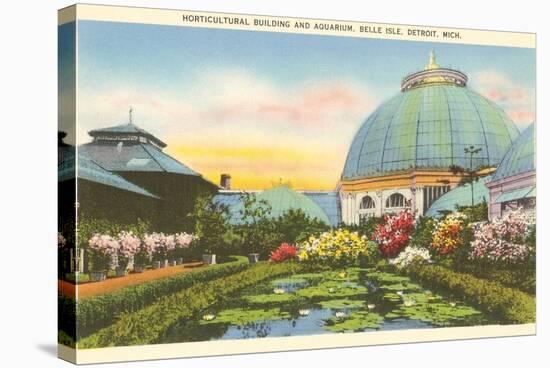 Greenhouse, Belle Isle, Detroit, Michigan-null-Stretched Canvas