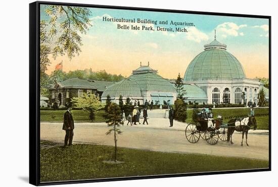 Greenhouse, Belle Isle, Detroit, Michigan-null-Framed Stretched Canvas