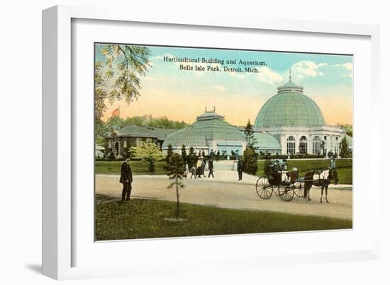 Greenhouse, Belle Isle, Detroit, Michigan-null-Framed Art Print