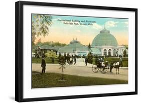 Greenhouse, Belle Isle, Detroit, Michigan-null-Framed Art Print