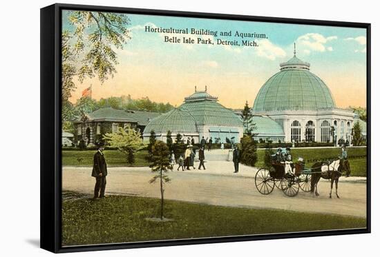 Greenhouse, Belle Isle, Detroit, Michigan-null-Framed Stretched Canvas