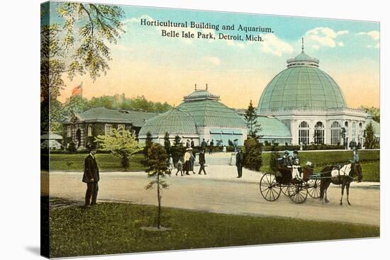 Greenhouse, Belle Isle, Detroit, Michigan-null-Stretched Canvas