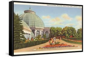 Greenhouse, Belle Isle, Detroit, Michigan-null-Framed Stretched Canvas