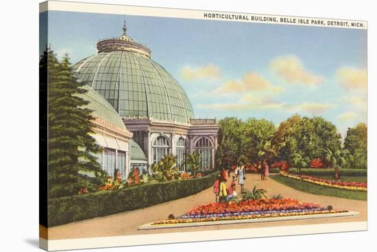 Greenhouse, Belle Isle, Detroit, Michigan-null-Stretched Canvas