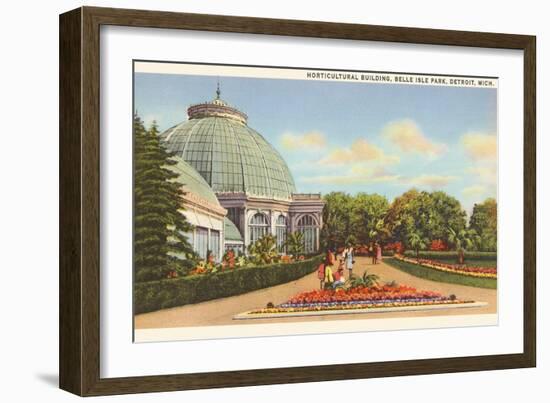 Greenhouse, Belle Isle, Detroit, Michigan-null-Framed Art Print