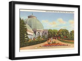 Greenhouse, Belle Isle, Detroit, Michigan-null-Framed Art Print