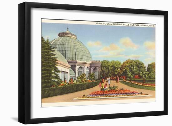 Greenhouse, Belle Isle, Detroit, Michigan-null-Framed Art Print