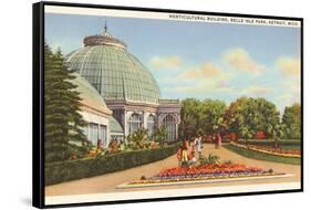 Greenhouse, Belle Isle, Detroit, Michigan-null-Framed Stretched Canvas