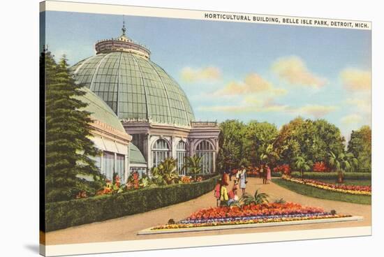 Greenhouse, Belle Isle, Detroit, Michigan-null-Stretched Canvas