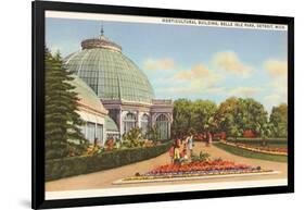 Greenhouse, Belle Isle, Detroit, Michigan-null-Framed Art Print