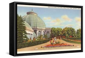 Greenhouse, Belle Isle, Detroit, Michigan-null-Framed Stretched Canvas