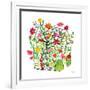 Greenhouse Blooming IV-Farida Zaman-Framed Art Print