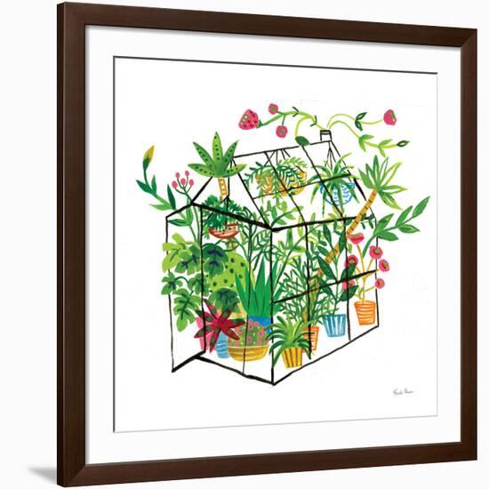 Greenhouse Blooming V-Farida Zaman-Framed Art Print