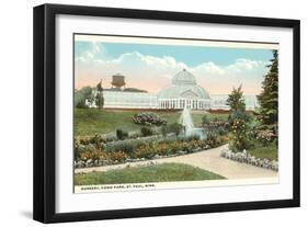 Greenhouse, Como Park, St. Paul, Minnesota-null-Framed Art Print