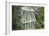 Greenhouse in Back Garden with Open Windows for Ventilation-Nosnibor137-Framed Photographic Print