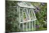 Greenhouse in Back Garden with Open Windows for Ventilation-Nosnibor137-Mounted Photographic Print