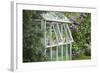 Greenhouse in Back Garden with Open Windows for Ventilation-Nosnibor137-Framed Photographic Print