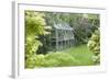 Greenhouse in Back Garden with Open Windows for Ventilation-Nosnibor137-Framed Photographic Print