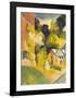 Greenhouse in the Park-Auguste Macke-Framed Giclee Print