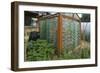 Greenhouse Made from Recycled Plastic Bottles-null-Framed Photographic Print