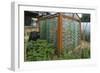 Greenhouse Made from Recycled Plastic Bottles-null-Framed Photographic Print