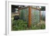 Greenhouse Made from Recycled Plastic Bottles-null-Framed Photographic Print