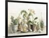 Greenhouse Orchids on Shiplap-Danhui Nai-Framed Art Print