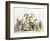 Greenhouse Orchids on Shiplap-Danhui Nai-Framed Art Print