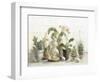 Greenhouse Orchids on Shiplap-Danhui Nai-Framed Art Print