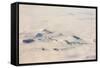 Greenland, Aerial Picture, Glacier and Snowy Mountains-Catharina Lux-Framed Stretched Canvas