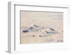 Greenland, Aerial Picture, Glacier and Snowy Mountains-Catharina Lux-Framed Photographic Print