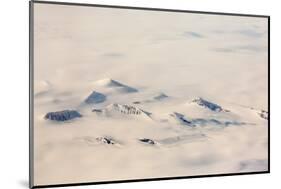 Greenland, Aerial Picture, Glacier and Snowy Mountains-Catharina Lux-Mounted Photographic Print