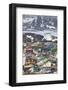 Greenland, Disko Bay, Ilulissat, Elevated Town View-Walter Bibikow-Framed Photographic Print