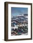 Greenland, Disko Bay, Ilulissat, Elevated Town View-Walter Bibikow-Framed Photographic Print