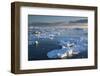 Greenland, Disko Bay, Ilulissat, Elevated View of Floating Ice-Walter Bibikow-Framed Photographic Print