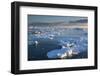 Greenland, Disko Bay, Ilulissat, Elevated View of Floating Ice-Walter Bibikow-Framed Photographic Print