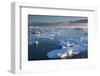 Greenland, Disko Bay, Ilulissat, Elevated View of Floating Ice-Walter Bibikow-Framed Photographic Print