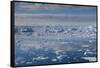 Greenland, Disko Bay, Ilulissat, Elevated View of Floating Ice-Walter Bibikow-Framed Stretched Canvas