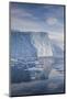 Greenland, Disko Bay, Ilulissat, Floating Ice at Sunset-Walter Bibikow-Mounted Photographic Print