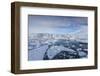 Greenland, Disko Bay, Ilulissat, Floating Ice at Sunset-Walter Bibikow-Framed Photographic Print