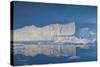 Greenland, Disko Bay, Ilulissat, Floating Ice at Sunset-Walter Bibikow-Stretched Canvas