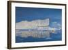 Greenland, Disko Bay, Ilulissat, Floating Ice at Sunset-Walter Bibikow-Framed Photographic Print