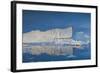 Greenland, Disko Bay, Ilulissat, Floating Ice at Sunset-Walter Bibikow-Framed Photographic Print